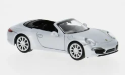 Porsche 911 Cabriolet, silber, 2012, 1:87, Minichamps