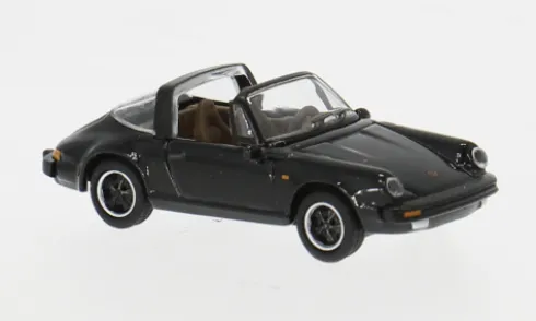 Porsche 911 Carrera 3.2 Targa, schwarz, 1:87, Schuco