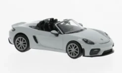 Porsche 718 Spyder (981), grau, 2019, 1:87, Minichamps