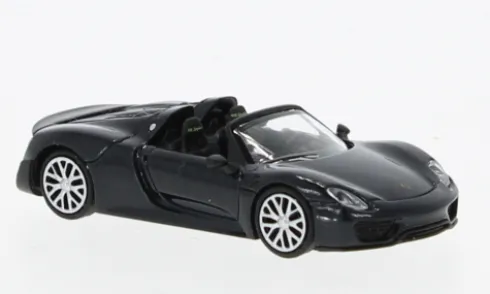Porsche 918 Spyder, dunkelblau, 2013, 1:87, Minichamps