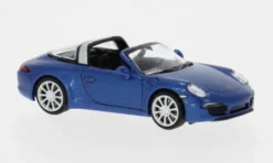 Porsche 911 Targa, blau, 2014, 1:87, Minichamps