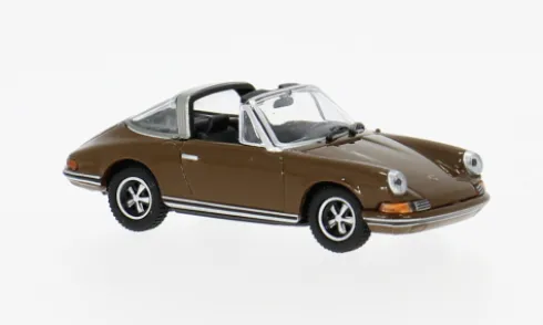 Porsche 911 Targa, braun, 1972, 1:87, Minichamps