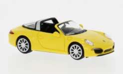 Porsche 911 Targa, gelb, 2014, 1:87, Minichamps