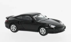 Porsche 911 Turbo, schwarz, 2000, 1:87, Minichamps