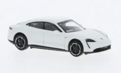 Porsche Taycan Turbo S, weiss, 2019, 1:87, Minichamps