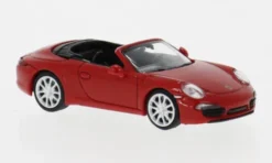 Porsche 911 Cabriolet, rot, 2012, 1:87, Minichamps