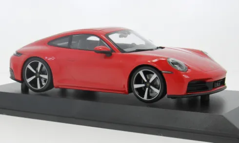 Porsche 911 (992.2) Carrera Coupe, rot, 2024, 1:18, Minichamps