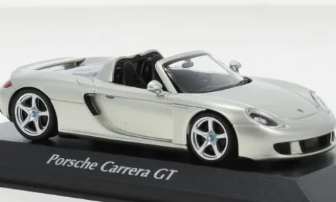 Porsche Carrera GT, silber, 2003, 1:43, Maxichamps