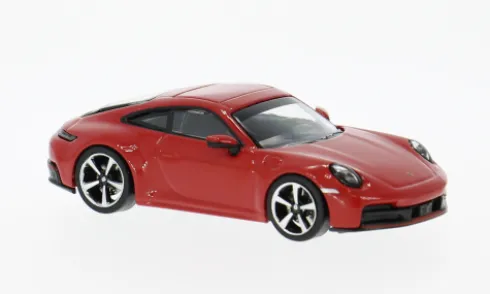 Porsche 911 (992.2) Carrera, rot, 2025, 1:64, Minichamps