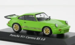 Porsche 911 Carrera RS 3.0, grün/silber, 1974, 1:43, Maxichamps