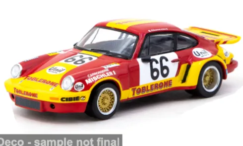 Porsche 911 Carrera RSR 3.0, gelb/rot, 24h Le Mans, 1974, #66, 1:64, Tarmac Works