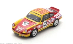 Porsche 911 Carrera RSR 2.8, 24h Le Mans, 1973, #42, R.Mazzia/M.Mignot, 1:64, Spark
