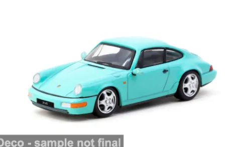Porsche 911 (964) Carrera RS, türkis, 1:64, Tarmac Works