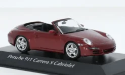 Porsche 911 (997) Carrera S Cabriolet, rot, 2005, 1:43, Maxichamps