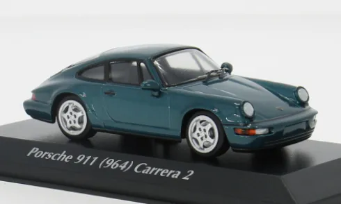Porsche 911 (993) Carrera, türkis, 1992, 1:43, Maxichamps