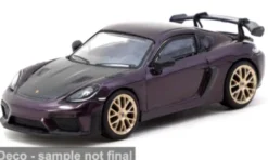Porsche Cayman GT4RS, violett, 1:64, Tarmac Works