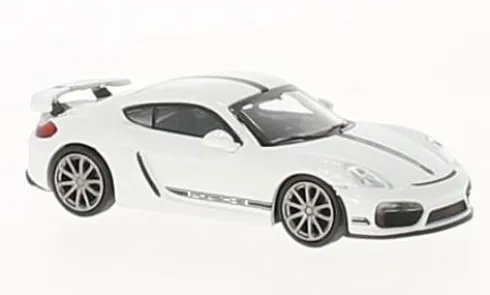 Porsche Cayman GT4, weiss, 2016, 1:87, Minichamps