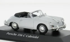 Porsche 356C Cabriolet, silber, 1965, 1:43, Maxichamps