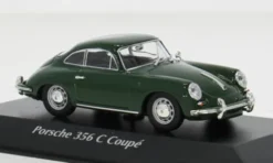 Porsche 356C, dunkelgrün, 1963, 1:43, Maxichamps