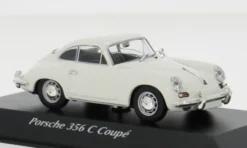 Porsche 356C, weiss, 1963, 1:43, Maxichamps