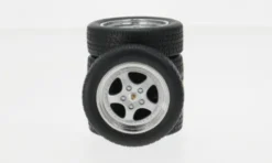 Porsche 4er Set: Speedline Felgen und Reifen, 1992, 1:12, KK Scale