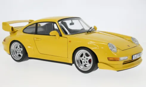 Porsche 911 (993) GT2, gelb, 1996, 1:12, KK Scale