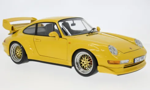 Porsche 911 (993) GT2, gelb, 1996, 1:12, KK Scale