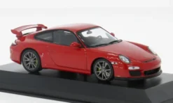 Porsche 911 GT3, rot, 2009, 1:43, Minichamps