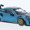 Porsche 911 GT2 RS, blau/schwarz, 1:43, Bburago