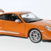 Porsche 911 GT3 RS 4.0 (997/II), orange/silber, 2012, 1:18, Bburago