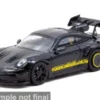 Porsche GT3 RS 992.1, schwarz/gelb, 2026, 1:64, Tarmac Works