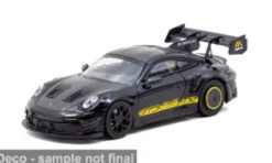 Porsche GT3 RS 992.1, schwarz/gelb, 2026, 1:64, Tarmac Works