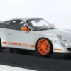 Porsche 911 (991) GT3 RS, silber/orange, 2007, 1:18, Minichamps