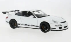 Porsche 911 (997) GT3 RS, weiss/Dekor, 1:18, Welly