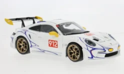 Porsche 911 (992) GT3 RS, weiss/gelb, 2023, 1:18, Minichamps