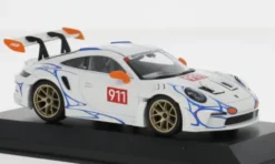 Porsche 911 (992) GT3 RS, weiss/orange, 2023, 1:43, Minichamps