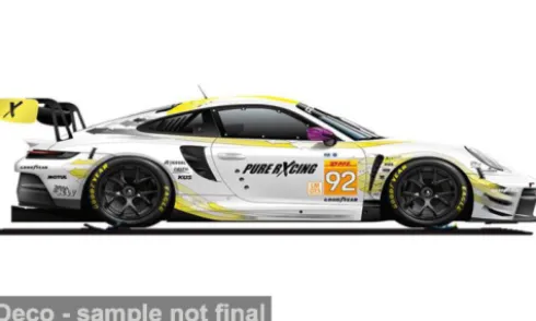 Porsche 911 GT3 R, Team Manthey, #92, 1:43, Bburago