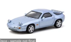 Porsche 928 GTS, hellblau, 1992, 1:64, Tarmac Works
