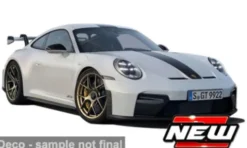 Porsche 911 GT3, weiss/grün, 2025, 1:43, Bburago