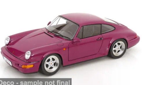 Porsche 911 (964) RS, dunkelrosa, 1992, 1:12, KK Scale