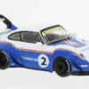 Porsche RWB 993, blau/weiss, 1:64, Tarmac Works