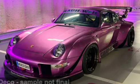 Porsche RWB Bodykit, lila, 2023, 1:18, Solido