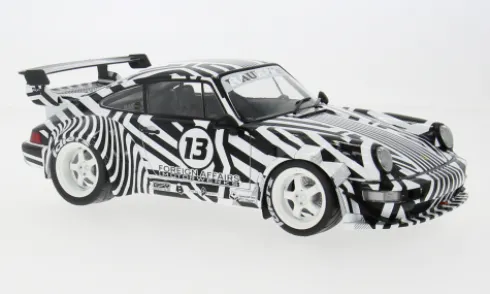 Porsche 911 RWB Body Kit, schwarz/weiss, 2022, 1:18, Solido