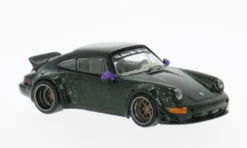 Porsche RWB 964, dunkelgrün, 1:64, Tarmac Works