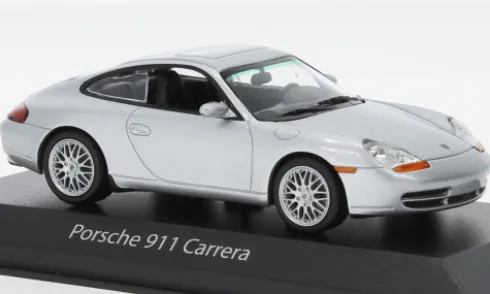 Porsche 911 (996), silber, 1998, 1:43, Maxichamps
