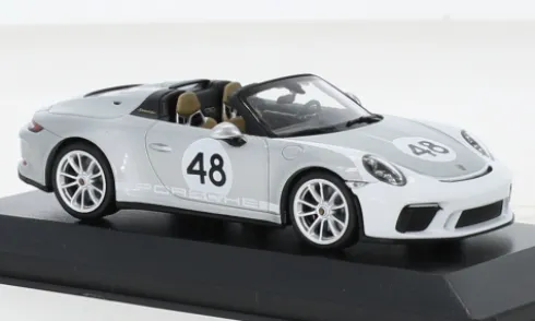 Porsche 911 (991) Speedster, silber, 2019, 1:43, Minichamps