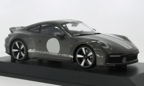 Porsche 911 (992) Sport Classic, grau, 2022, 1:18, Minichamps