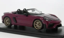 Porsche 718 Spyder RS, dunkelrosa, 2023, 1:18, GT Spirit