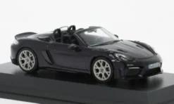 Porsche 718 Spyder RS, dunkelviolett, 1:64, Tarmac Works