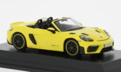 Porsche 718 Spyder RS, gelb, 1:64, Tarmac Works